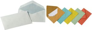 GPV Briefumschläge, 140 x 90 mm, gelb, ungummiert Gewicht: 64 g, mit dreieckiger Klappe (70682)