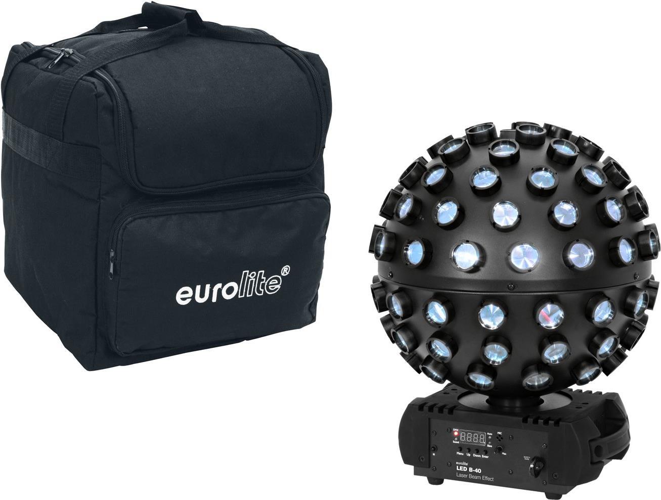 EUROLITE Set LED B-40 Laser Strahleneffekt + Soft-Bag (20000913)