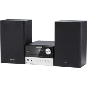 Grundig CMS 1000 BT - Microsystem - 30 Watt (Gesamt) - Schwarz, Silber