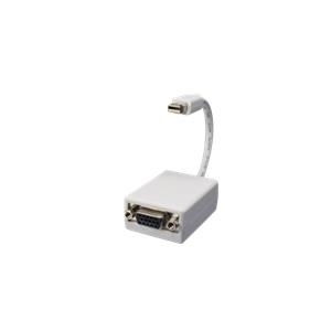 Dinic - VGA-Adapter - HD-15 (W) - Mini-DisplayPort (M) - 20cm - weiß - für Apple MacBook, MacBook Air, MacBook Pro (MDP-VGA)