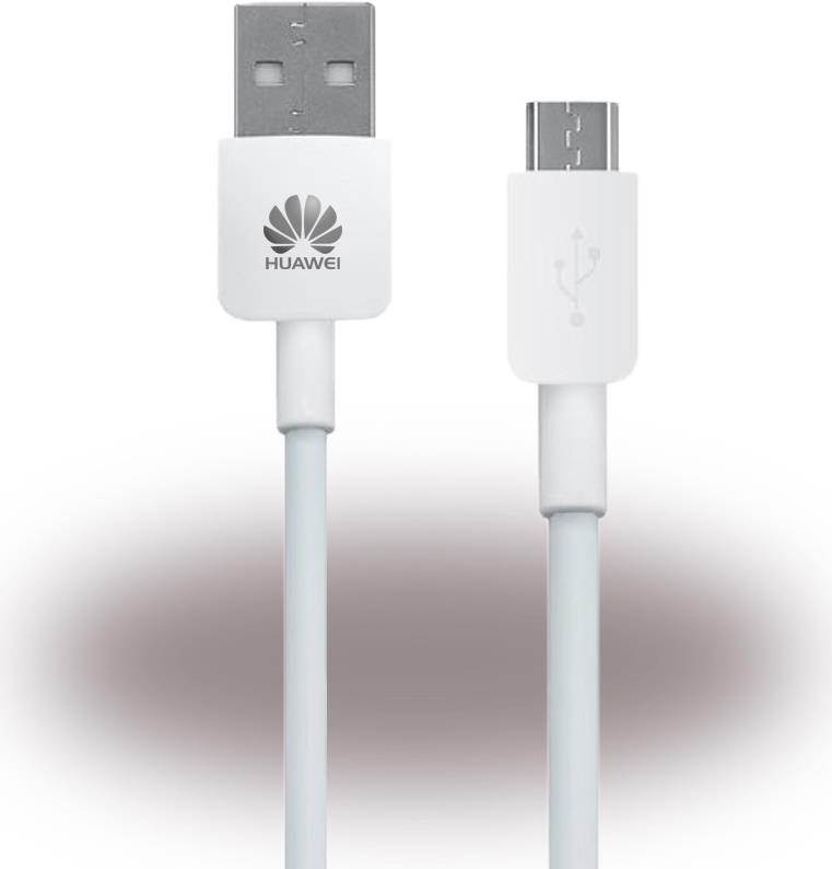 Huawei - cavo di ricarica/cavo dati - Micro USB - 1 m - bianco