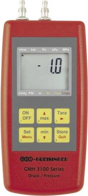 Greisinger GMH3161-002 Druck-Messgerät Luftdruck, Nicht aggressive Gase, Korrosive Gase -0.005 - +0.005 bar (604215)