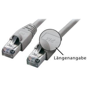 Tecline Fröhlich + Walter - Patch-Kabel - RJ-45 (M) - RJ-45 (M) - 25 m - SFTP - CAT 5e - Grau (71625)