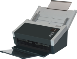 Avision AD240U - Dokumentenscanner - A4/Legal - 600 dpi - automatischer Dokumenteneinzug (80 Blätter) - bis zu 6000 Scanvorgänge/Tag - USB 2.0 (000-0863-07G)