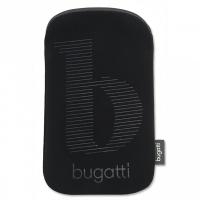 style for mobile Bugatti SlimCase SoftTouchNeopren Size XS - Tasche für Mobiltelefon - Neopren - Schwarz (07258)
