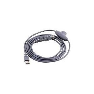 Datalogic USB-Kabel USB-Anschlusskabel, glatt, grau, 2m, passend für alle Handscanner (90A051902)