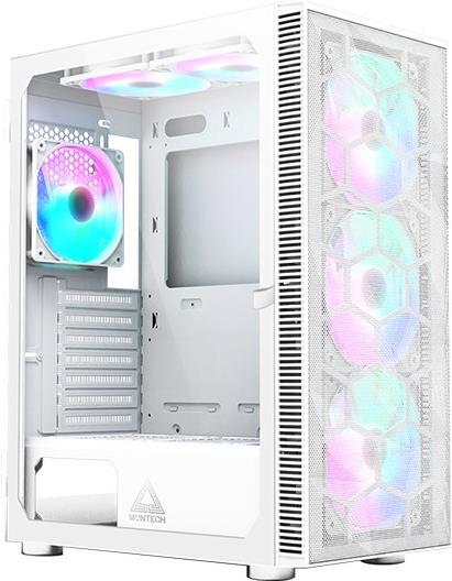 Montech X3 Mesh Midi Tower RGB vetro temperato - bianco (X3 MESH WH)