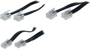 cavo modulare shiverpeaks BASIC-S spina RJ12-RJ12 100 m lunghezza 100 m colore nero 6 fili - 1 pezzo (BS70090-6/6)