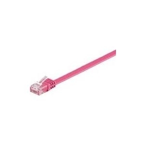 MicroConnect - Netzwerkkabel - RJ-45 (M) bis RJ-45 (M) - 7 m - UTP - CAT 6 - halogenfrei, geformt, verseilt - pink